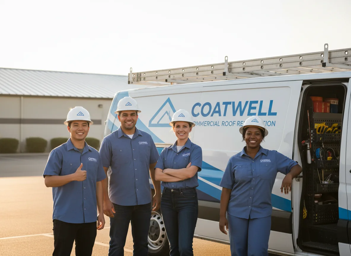 Commercial roof coating company in Chauvin, LA